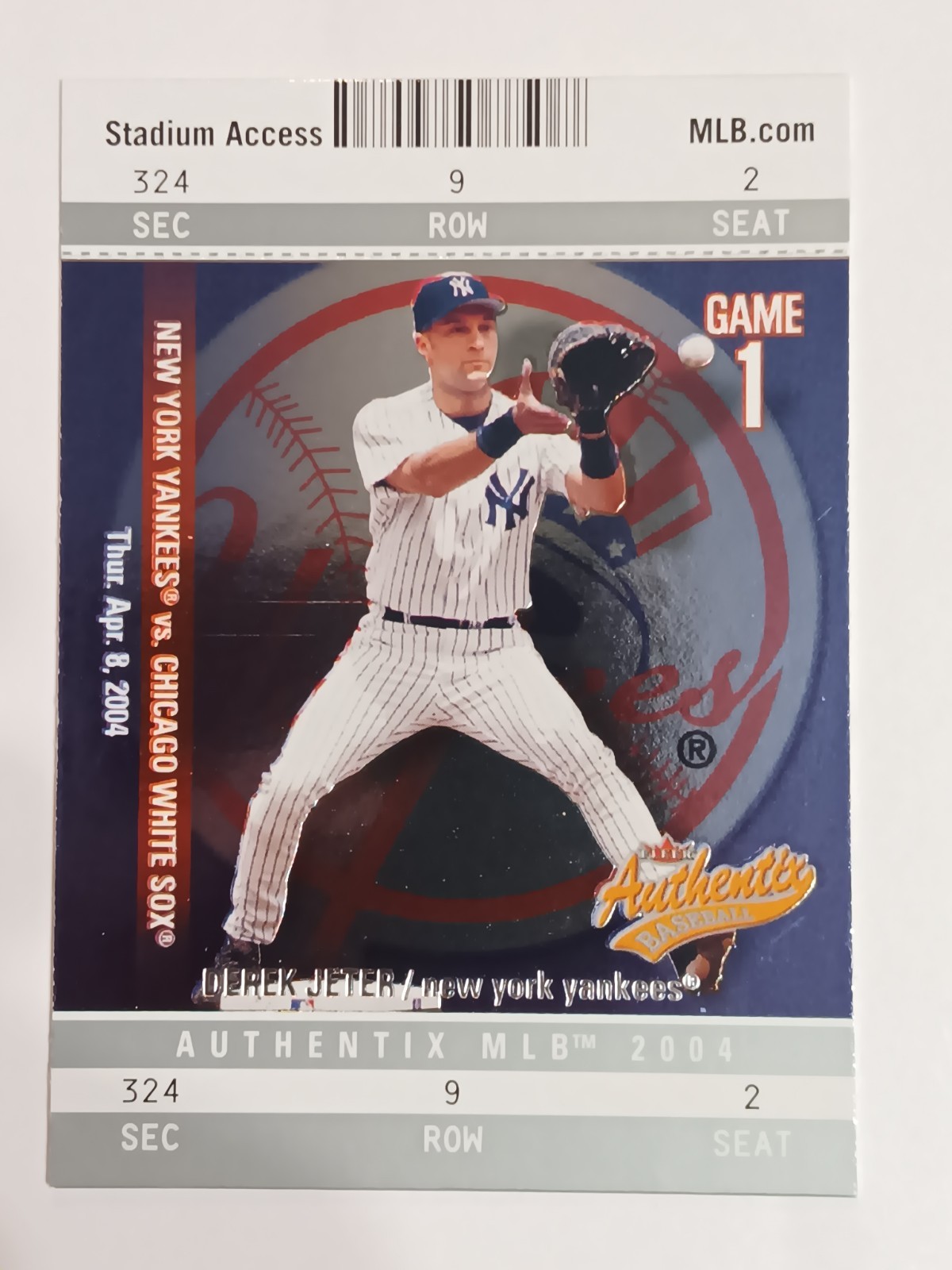 2004 Fleer Authentix - #2 Derek Jeter