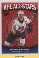 2022-23 Upper Deck AHL AHL All-Stars Red Andrew Poturalski #AS-5 READ 0c6