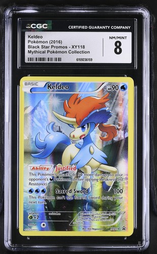 Keldeo graded CGC 8 for sale on eBay