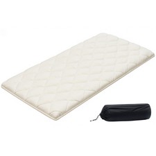 VEVOR Matelas Futon Portable Pliable de Sol Japonais Tatami 991x2032 mm Blanc