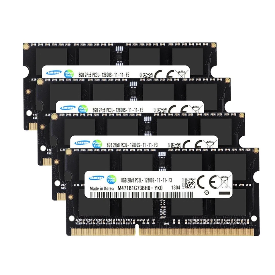 Samsung 32GB 4x 8GB PC3L-12800S DDR3L 1600MHz 1.35V SODIMM Laptop Memory RAM AU - Image 2 of 4