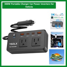 300W Portable  Charger Car Power Inverters for Vehicle