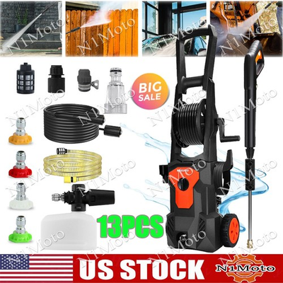 #ad 5000 PSI Electric Pressure Washer High Pressure Washer Portable Powered Washer $129.99