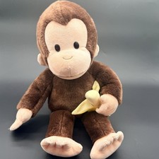 Gund Curious George Plush Monkey Banana 14 Universal Studios Stuffed Animal