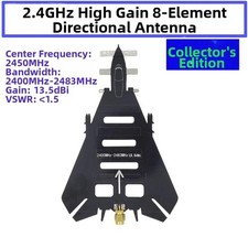2 4GHz Directional For YAGI Antenna 8 Element for Unmanned Aerial Vehicles
