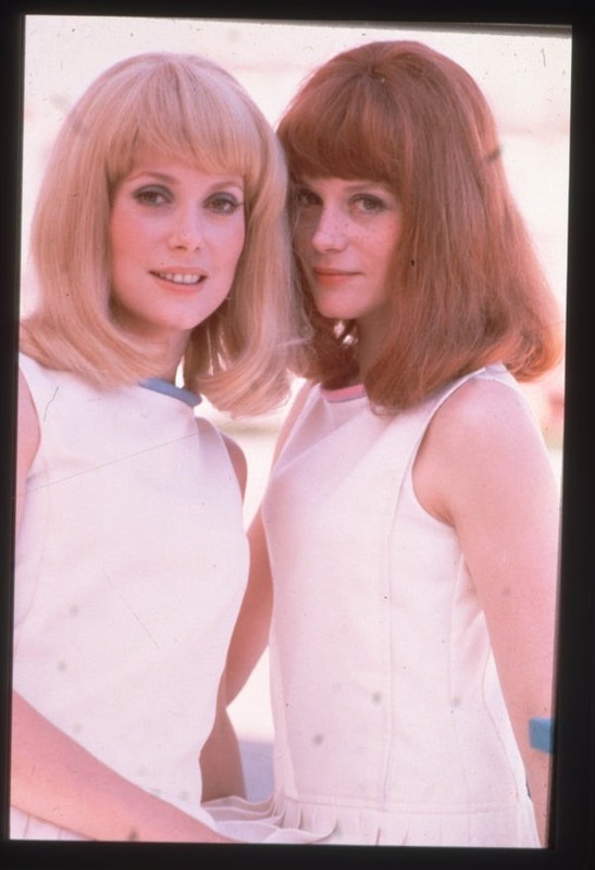 Catherine Deneuve Francoise Dorleac Vintage Photo Agency Dupe 35mm Transparency