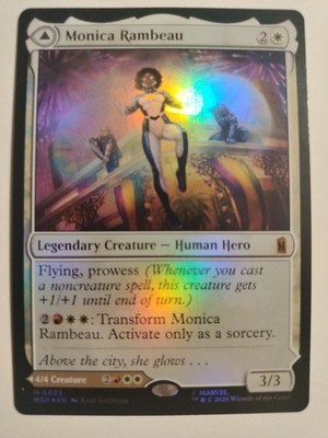 Foil Monica Rambeau | Photon, Living Light [Marvel Super Heroes] MTG
