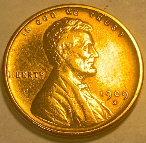 1909 S VDB Lincoln Cent CHOICE BU+  RED  *J2192