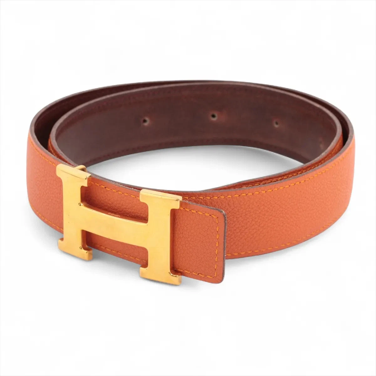 HERMÈS Orange Belts for Men for sale | eBay