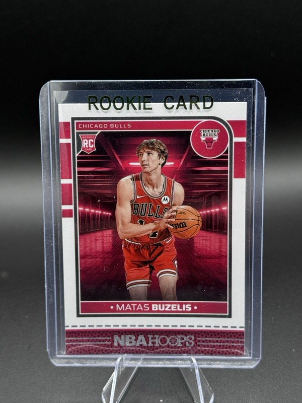Matas Buzelis 2024-25 Panini NBA Hoops Rookies Rookie #241 Chicago Bulls