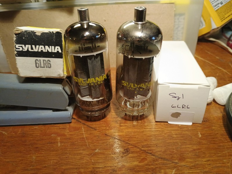 Pair (2) 6LR6 Linear Amplfier Tubes