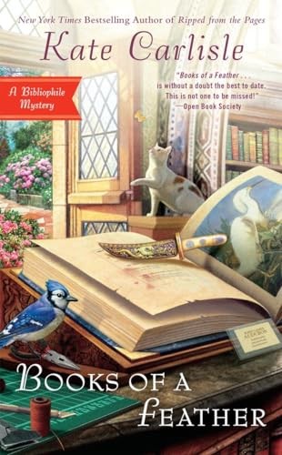 Books of a Feather A Bibliophile Mystery by Carlisle, Kate Book The Fast Free - Afbeelding 1 van 2