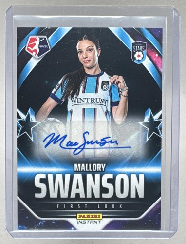 Mallory Swanson 2026 Panini Instant NWSL First Look #FL-21 1/1 Auto One of One