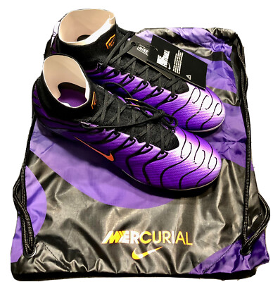 NIKE MERCURIAL SUPERFLY FG Cleat Air Max Purple Orange