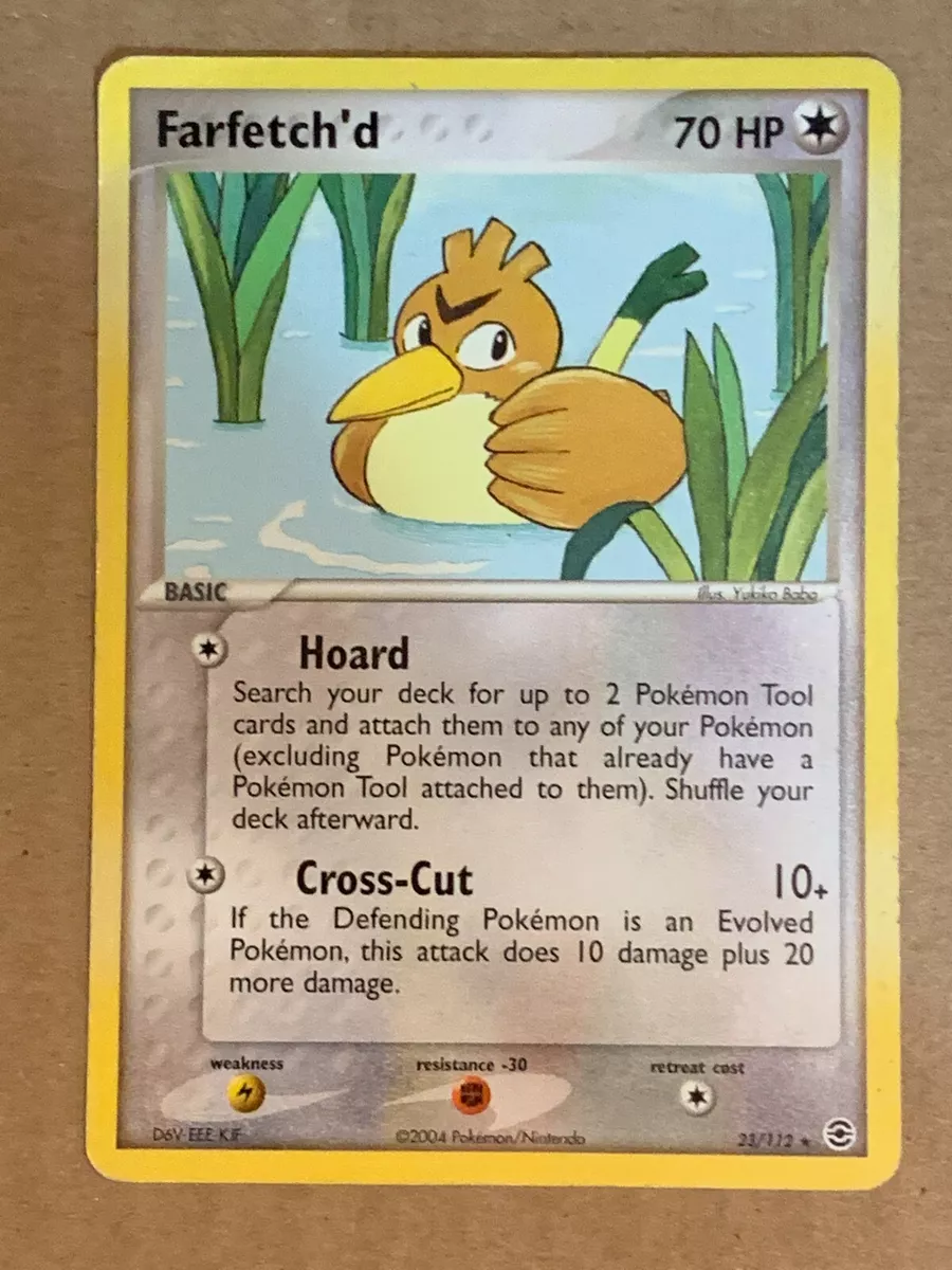 Pokemon Card FireRed LeafGreen Farfetch&#039;d 23/112. Rare | eBay