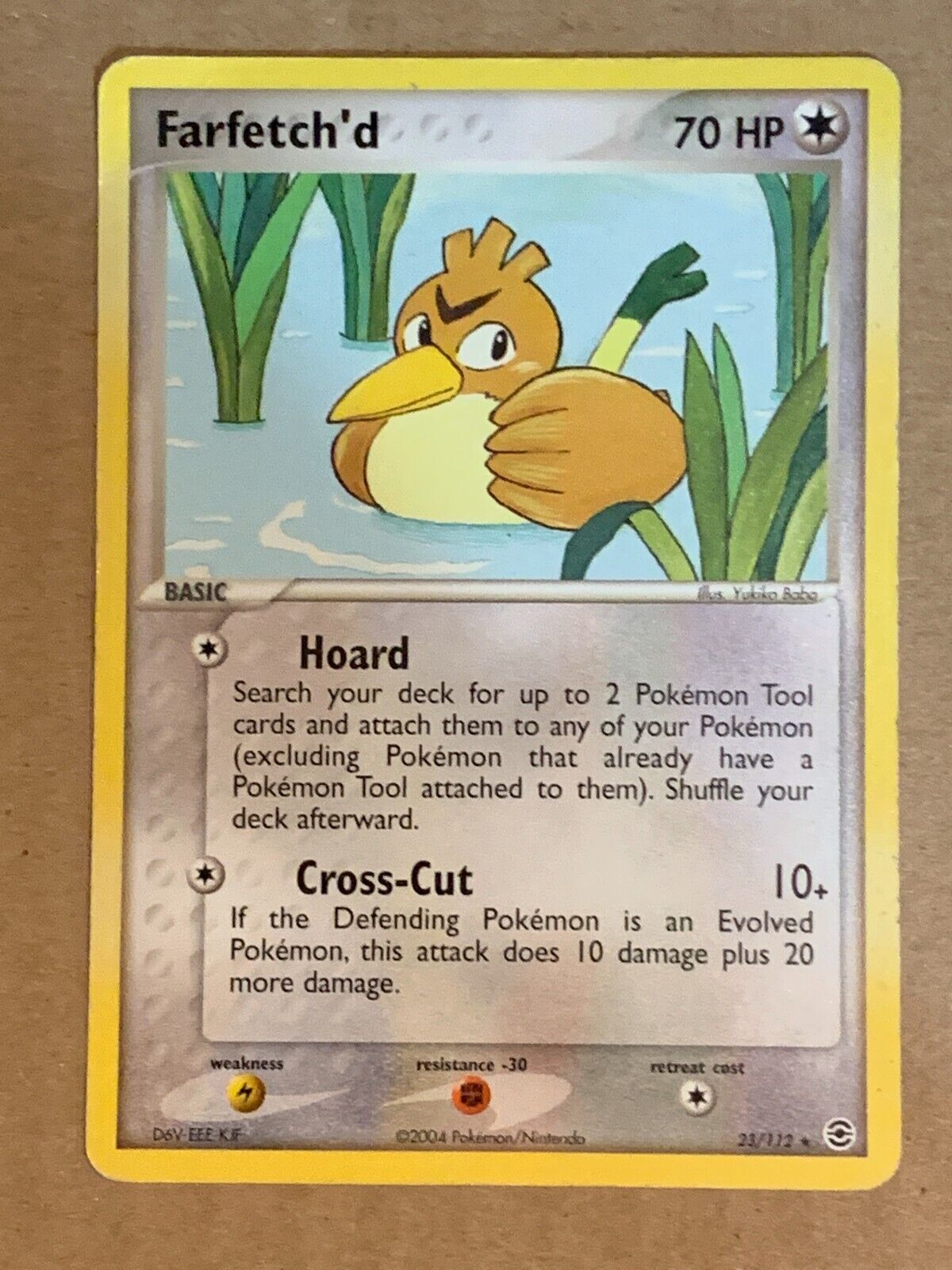 Farfetch'd 23/112 - EX Fire Red Leaf Green - Rare Pokemon Card - Near Mint  (NM)