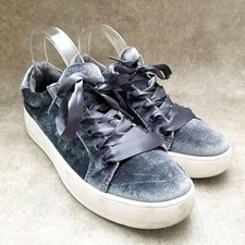 Massini Womens Chill Sz 10 M Gray Lace Up Fashion Sneakers