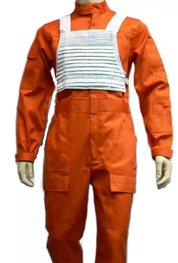 White and cheap orange jumpsuit