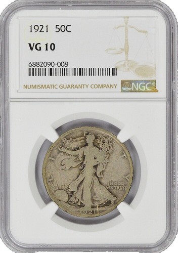 1921-S Walking Liberty Silver Half Dollar VF20 NGC | eBay