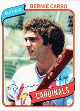 1980 Topps #266 Bernie Carbo St. Louis Cardinals NM