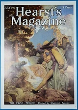 Maxfield Parrish Hearst's Magazine Cover July,1912 Poster 16 X 11 1/4 