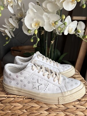 Converse Sneaker Chuck Taylor Cons One Star '74 Polka Dots Leder EU 37,5 UK 5