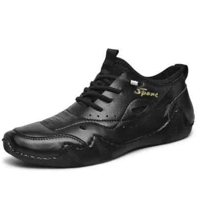 Men's Genuine Leather Casual Moccasins Driving Shoes Outdoor Comfortable Shoes