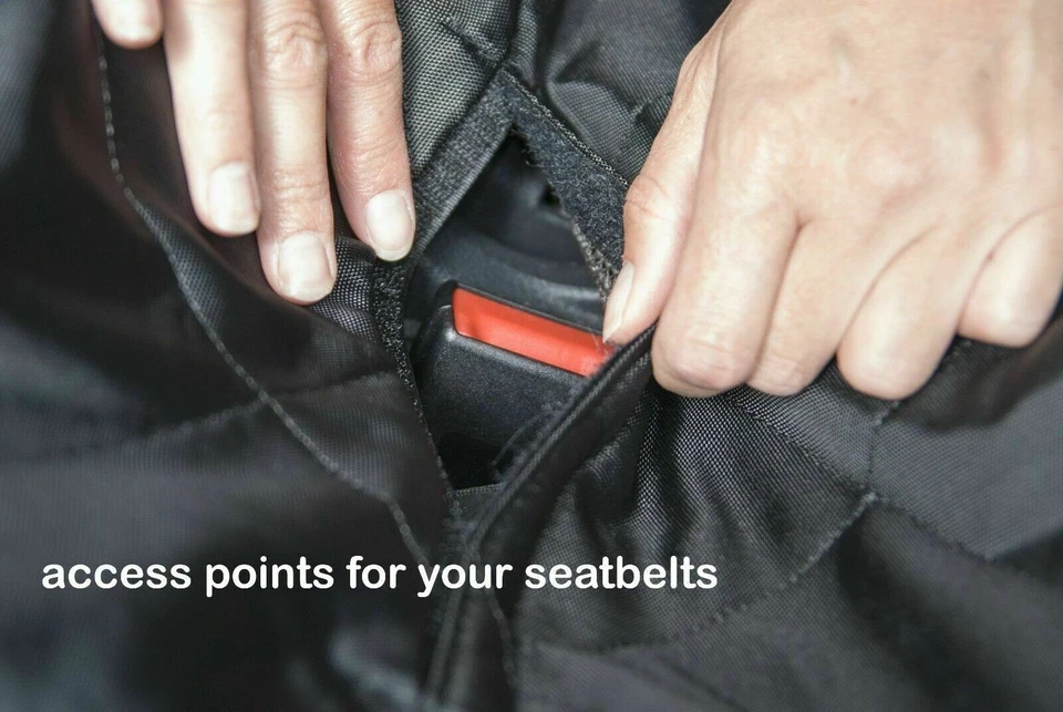 FORD FOCUS ZETEC ВСЕ МОДЕЛИ - Первоклассный Стеганый Чехол для Заднего Сиденья Домашнего Животного Собаки Гамак - Изображение 3 из 4