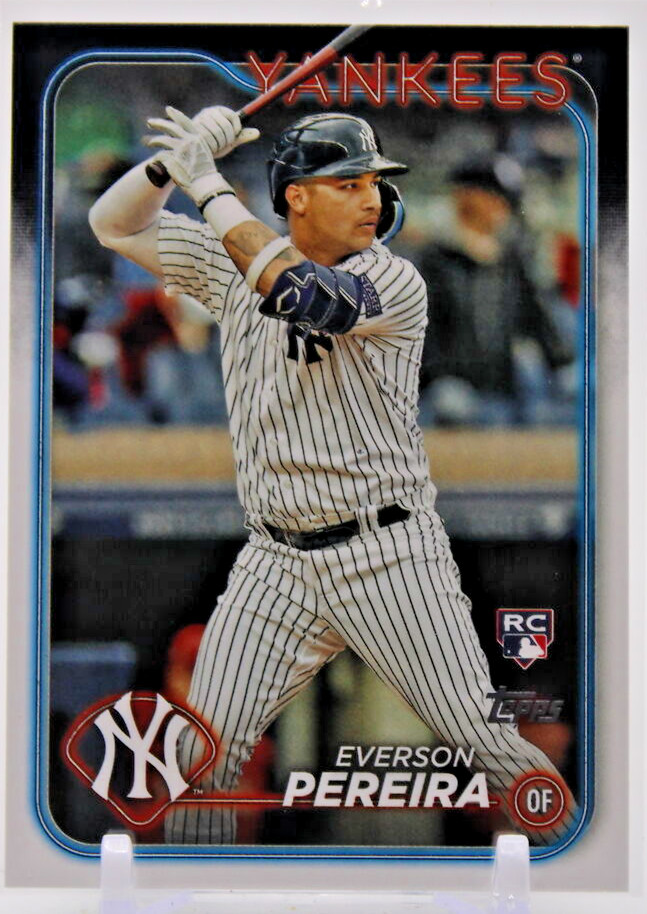 2024 Topps Series 2 #461 Everson Pereira RC New York Yankees Rookie Baseball