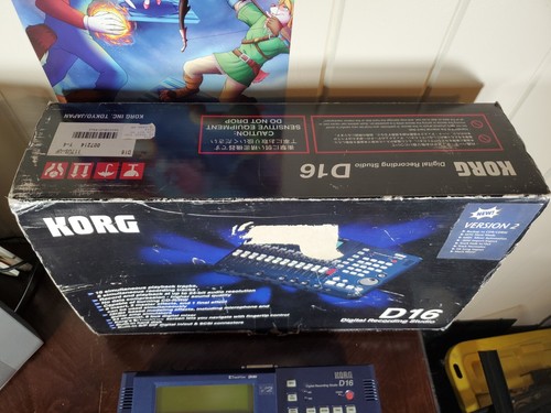 KORG D-16 V2 Digital Recording Studio Recorder 16GB Modded - Tested w/Adapter - Picture 6 of 10
