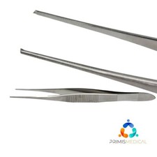 Albert Heiss H-3245 Fixation Forceps 10cm 1 x 2 Teeth 4-1/4"
