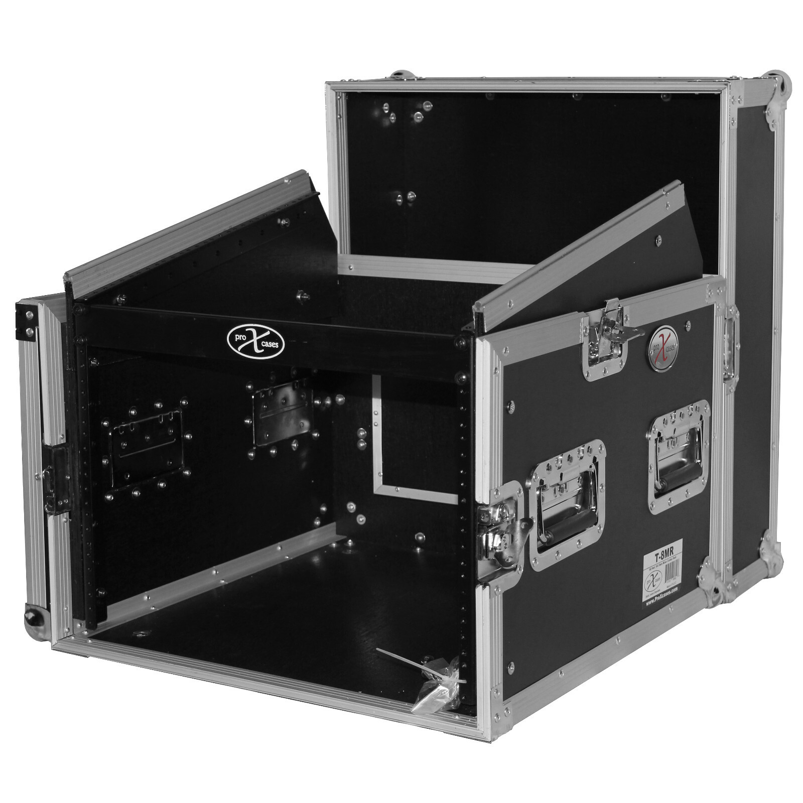 ProX T-8MRLT 8U Стойка x 10U Верхний микшерный пульт DJ Combo Flight Case с выдвижной полкой для ноутбука