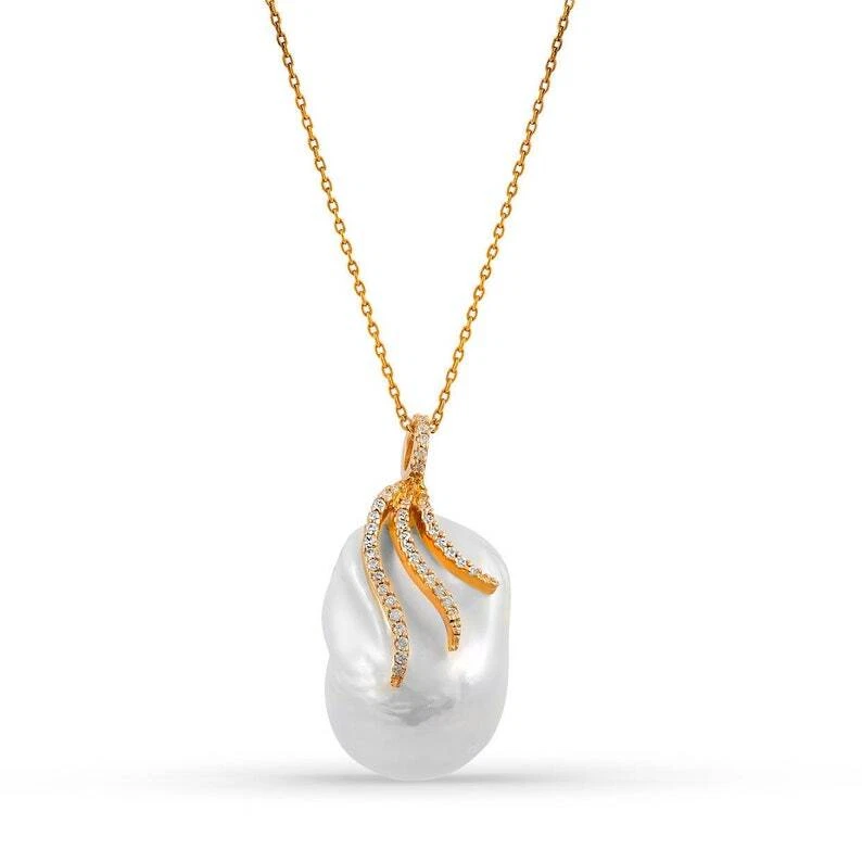 Pave diamond deals necklace