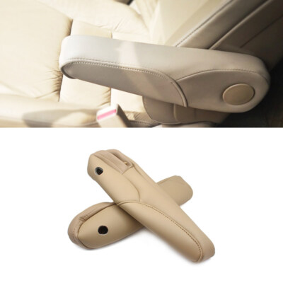 1 Pair Front Seat Armrest Replacement Cover For Honda CR-V CRV 2007-2009 Beige - Foto 3