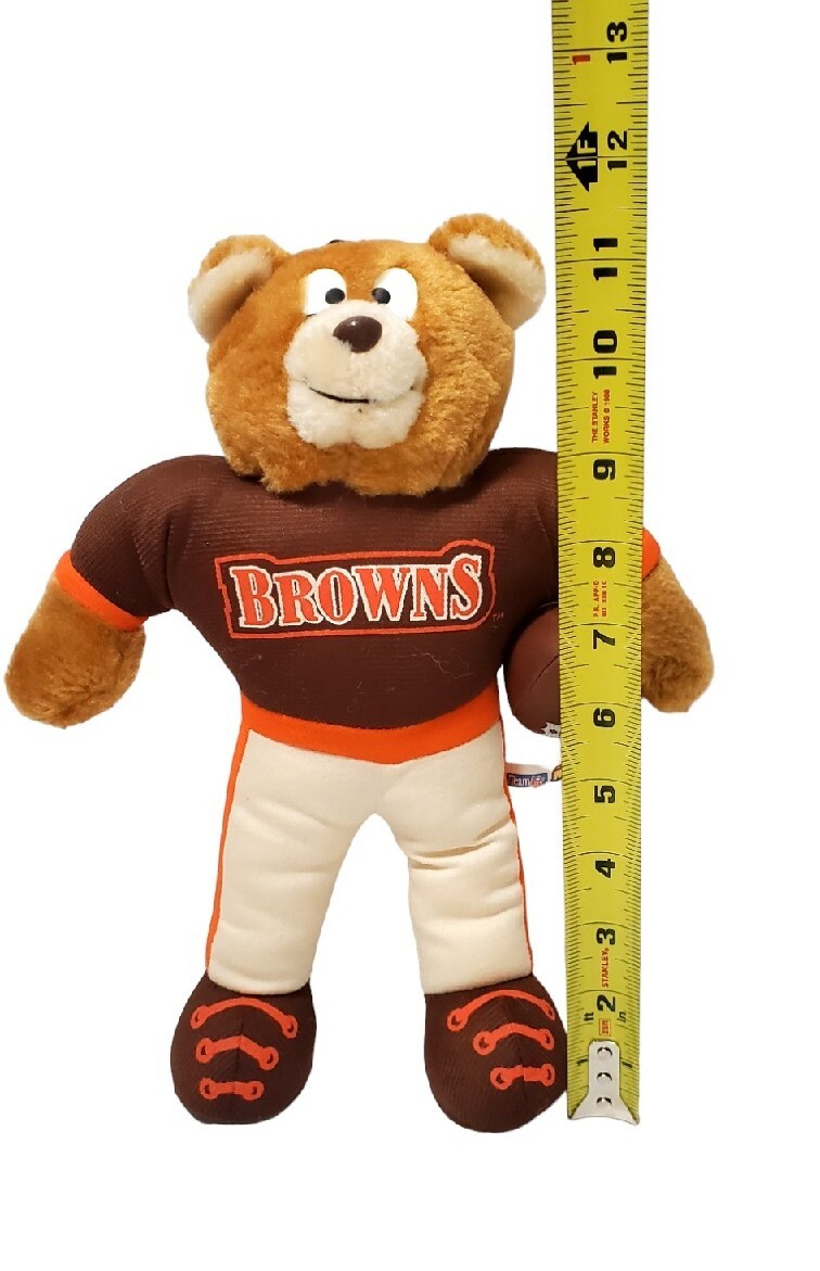 Cleveland Browns Teddy Bear Stuffed Plush Toy Mascot 12 Inch Team NFL