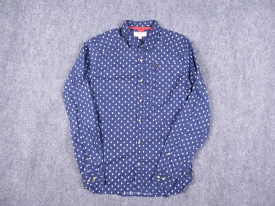 Triple Five Soul Button Up Shirt Mens Medium Anchor All Over Print NYC