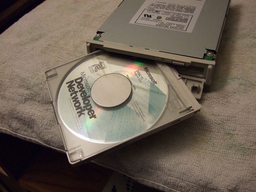 2 Vintage CD ROM Drive Caddy/Cartridge/Holder/Case for Apple/NEC/Amiga/SCSI/PC. - 第 3/3 張圖片