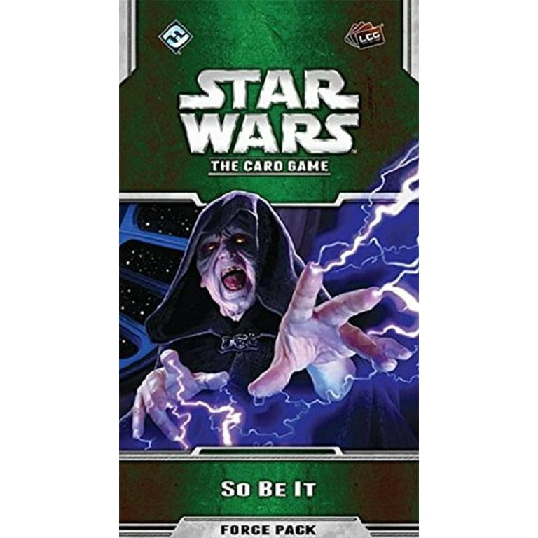 Star Wars LCG: So Be It Force Pack Card Game Expansion English - New & Sealed