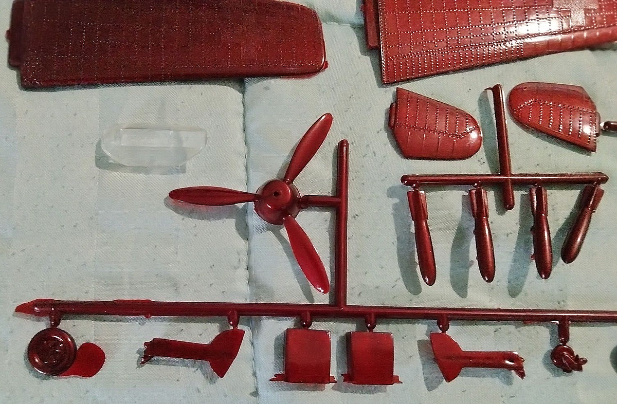 AURORA- MESSERSCHMITT 109- Kit #55-59- 1st ISSUE 1953 box