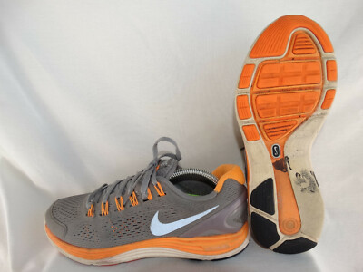 Nike W LunarGlide+ 4 Schuhe EU 39 US 8 grau-orange Sneaker 524978-048