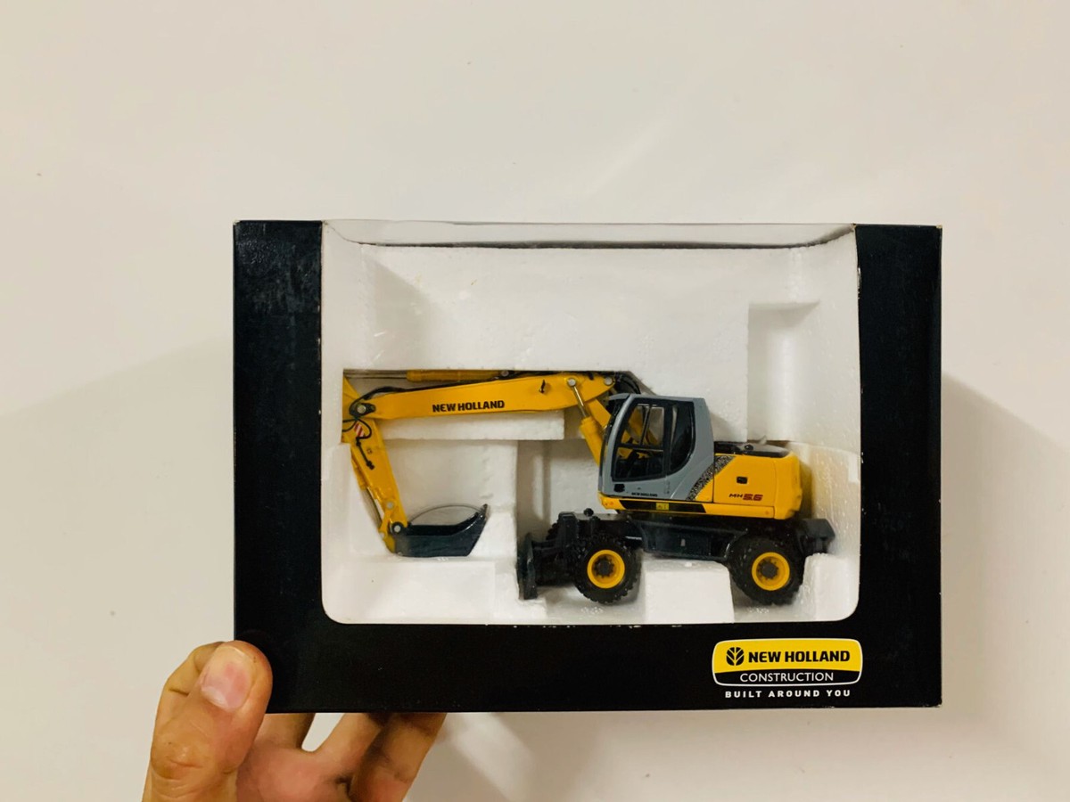 黄進　ファンジン　ミニチュア Ros New Holland Fscav Gommato MH5.6 Wheel Excavator 1:50 Scale