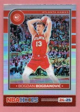Bogdan Bogdanovic Atlanta Hawks 2024-2025 Hoops Opti-Chrome Silver Prizms
