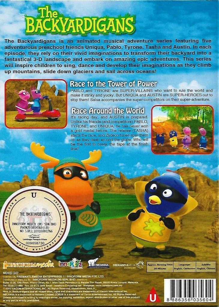 The Backyardigans Race Around The World