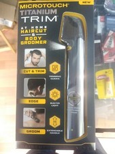Micro Touch Titanium TRIM  MAX at Home Hair Cutting Body Shaver Groomer Trimmer