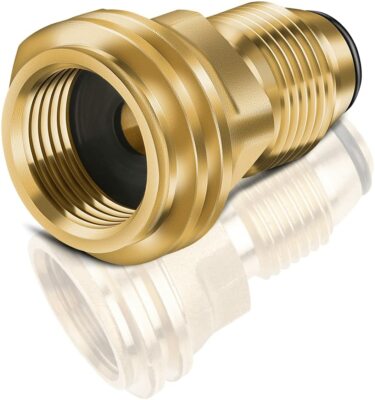 L'adattatore Per Serbatoio Di Propano Converte La Valvola Di Servizio Del Serbatoio Pol Lp In Tubo O Regolatore Qcc1 Tipo1giallo Szrh Ab
