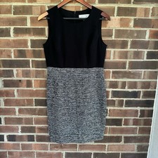 Kasper Color block Sleeveless Color Block Sheath Work Career Dress Women’s US 4P
