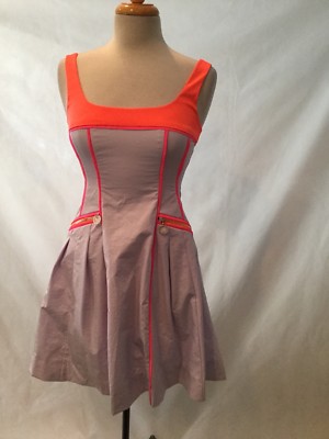 NWT NANETTE LEPORE MULTICOLOR LILAC POOL PARTY DRESS- SIZE 2