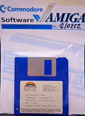 COMMODORE AMIGA -- HAPPY COMPUTER SUBSCRIPTION FLOPPY DISK (MARKET & TECHNOLOGY)