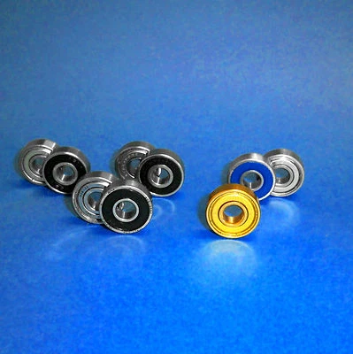 IBU IBB ABEG SKF NMB Kugellager 608 / 8 x 22 x 7 mm / 2RS od. ZZ / auch NIRO