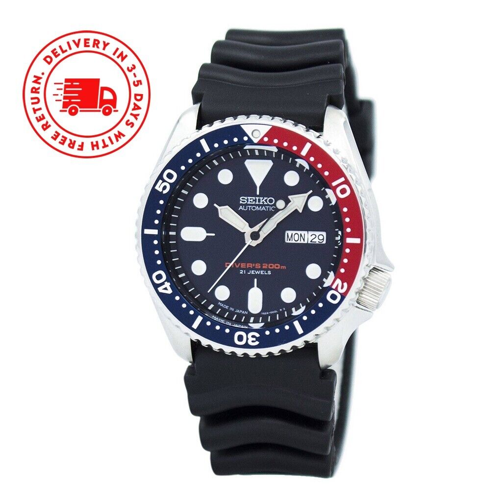 Seiko Sports Automatic Diver's Blue Dial Rubber SKX009J1 Seiko Sports Automatic Diver's Blue Dial Rubber SKX009J1